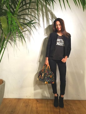 「rag & bone（ラグアンドボーン）のアイテム（パンツ）」を使った、黒木 ナツミ🦋さん（レディース・162cm）の春コーディネート