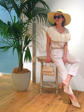 黒木 ナツミ🦋さん（レディース・162cm）の春コーディネート