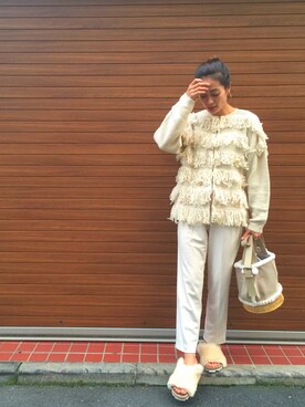 黒木 ナツミ🦋さん（レディース・162cm）の秋コーディネート