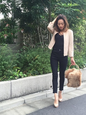 黒木 ナツミ🦋さん（レディース・162cm）の秋コーディネート