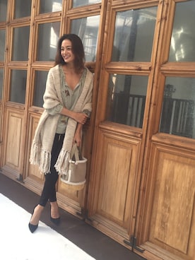 黒木 ナツミ🦋さん（レディース・162cm）の秋コーディネート