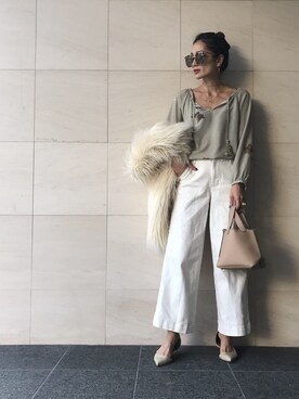 黒木 ナツミ🦋さん（レディース・162cm）の冬コーディネート