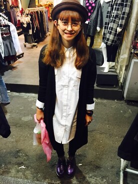 「planet（planet）のアイテム（その他アウター）」を使った、Fancyさん（レディース・165cm）の冬コーディネート