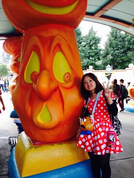 「TDL」｜「アイテム（ワンピース/ドレス）」を使った、aya19890529さん（レディース・161cm）の秋コーディネート