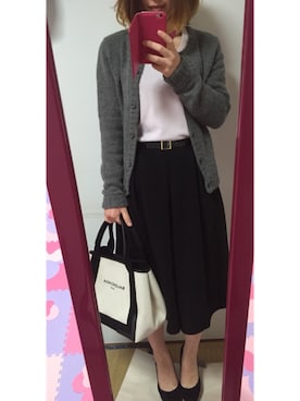 「BALENCIAGA」｜「アイテム（パンプス）」を使った、kumiさん（レディース・157cm）の秋コーディネート