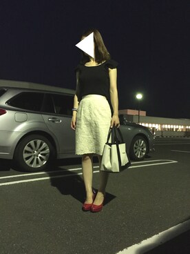 「SHUSHU（シュシュ）のアイテム」を使った、kumiさん（レディース・157cm）の夏コーディネート