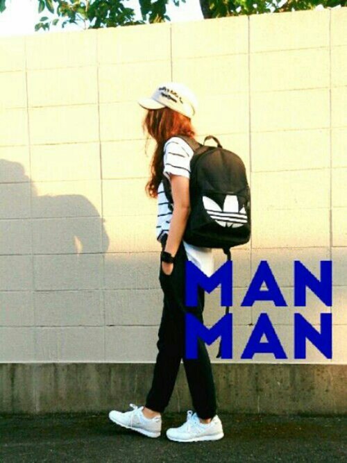 Manman Adidasのバックパック リュックを使ったコーディネート Wear