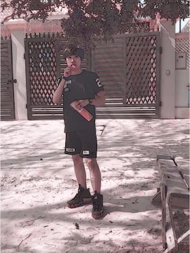 「PYREX（パイレックス）のアイテム」を使った、yjsさん（メンズ・173cm）の春コーディネート