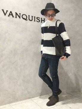 「VANQUISH」｜「アイテム（ブーツ）」を使った、VANQUISHさん（メンズ・175cm）の秋コーディネート