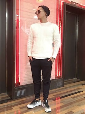 「ジョガーパンツ」｜VANQUISHさん（メンズ・173cm）の秋コーディネート