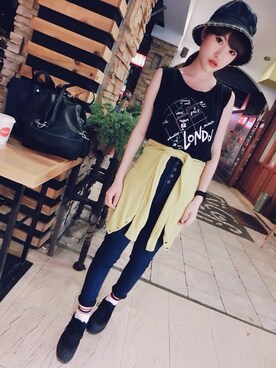 Apo Weiさん(レディース・158cm)の夏コーディネート