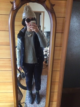 「アイテム（ブーティ）」を使った、ossan さん（レディース・165cm・20代）の冬コーディネート
