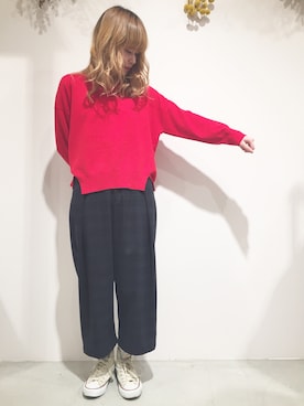 「aimer le mieux（エメルミュー）のアイテム」を使った、otnさん（レディース・160cm）の冬コーディネート