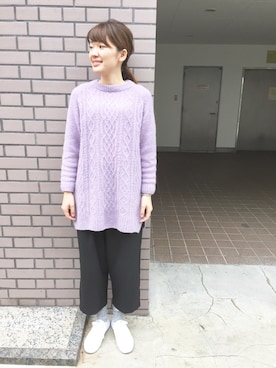 「Spring Court（スプリングコート）のアイテム（スニーカー）」を使った、otnさん（レディース・160cm）の冬コーディネート