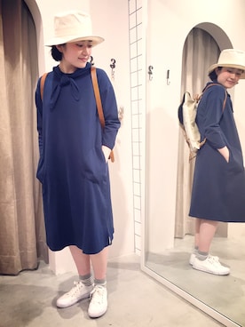 「TIDEWAY（タイドウェイ）のアイテム」を使った、otnさん（レディース・160cm）の冬コーディネート