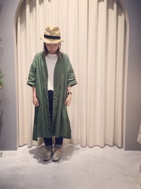 「chambre de charme（シャンブルドゥシャーム）のアイテム（ジャケット/アウター）」を使った、otnさん（レディース・160cm）の春コーディネート