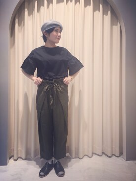 「chambre de charme（シャンブルドゥシャーム）のアイテム」を使った、otnさん（レディース・160cm）の夏コーディネート