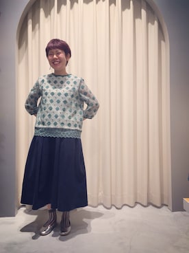 「nesessaire（ネセセア）のアイテム」を使った、otnさん（レディース・160cm）の夏コーディネート