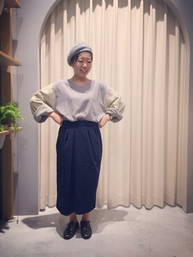 「sneeuw（スニュウ）のアイテム」を使った、otnさん（レディース・160cm）の夏コーディネート