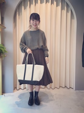 「iki（イキ）のアイテム」を使った、otnさん（レディース・160cm）の秋コーディネート