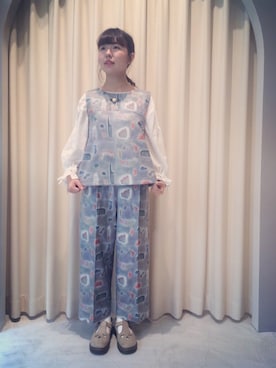 「chambre de charme（シャンブルドゥシャーム）のアイテム（パンツ）」を使った、otnさん（レディース・160cm）の秋コーディネート