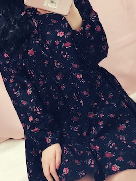 「rose」｜「アイテム（ワンピース/ドレス）」を使った、Wi-sisterさん（レディース・160cm）の冬コーディネート