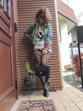 「uu」｜「アイテム（ブルゾン）」を使った、♡M!NA♡さん（レディース・153cm）の冬コーディネート