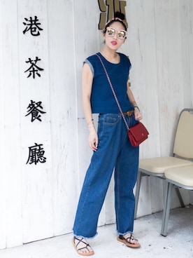 「ISABEL MARANT（イザベルマラン）のアイテム（その他シューズ）」を使った、U1of Styleさん（レディース・160cm）の夏コーディネート