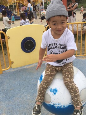 maasaringさん（キッズ・100cm）の秋コーディネート