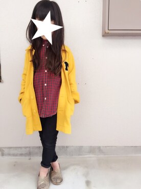 「こども ビームス（コドモビームス）のアイテム（その他アウター）」を使った、Bambiさん（キッズ・120cm）の春コーディネート