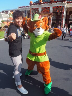 「mercibeaucoup,（メルシーボークー）のアイテム（シューズ）」を使った、jimeoさん（メンズ・172cm）の秋コーディネート