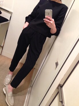 「COMMON PROJECTS（コモンプロジェクト）のアイテム（その他シューズ）」を使った、fredcakeさん（レディース・153cm）の冬コーディネート