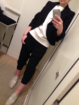 「COMMON PROJECTS（コモンプロジェクト）のアイテム」を使った、fredcakeさん（レディース・153cm）の冬コーディネート