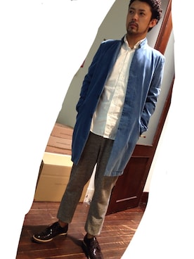 「COMMON PROJECTS（コモンプロジェクト）のアイテム」を使った、fredcakeさん（メンズ・175cm）の春コーディネート