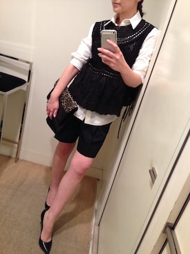 「DRIES VAN NOTEN（ドリスヴァンノッテン）のアイテム（パンツ）」を使った、fredcakeさん（レディース・153cm）の春コーディネート