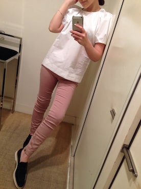 「COMMON PROJECTS（コモンプロジェクト）のアイテム」を使った、fredcakeさん（レディース・153cm）の春コーディネート