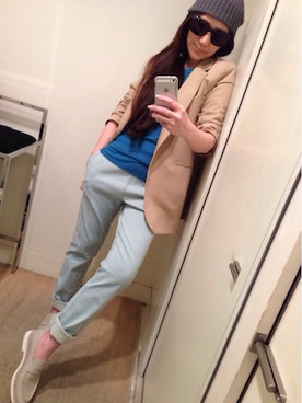 「COMMON PROJECTS（コモンプロジェクト）のアイテム」を使った、fredcakeさん（レディース・153cm）の春コーディネート