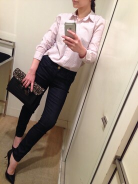 「DRIES VAN NOTEN（ドリスヴァンノッテン）のアイテム（バッグ）」を使った、fredcakeさん（レディース・153cm）の春コーディネート