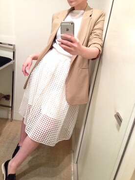 「COMMON PROJECTS（コモンプロジェクト）のアイテム」を使った、fredcakeさん（レディース・153cm）の春コーディネート