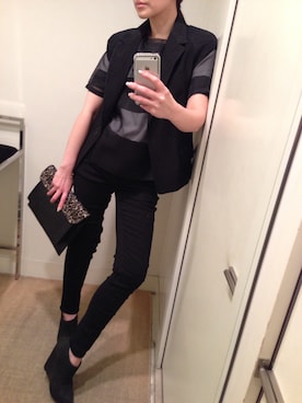 「DRIES VAN NOTEN（ドリスヴァンノッテン）のアイテム（バッグ）」を使った、fredcakeさん（レディース・153cm）の春コーディネート