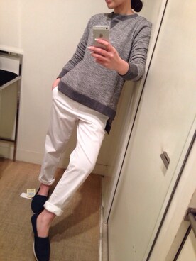 「rag & bone（ラグアンドボーン）のアイテム（スウェット）」を使った、fredcakeさん（レディース・153cm）の春コーディネート