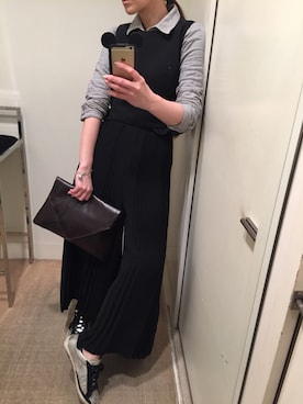 「DRIES VAN NOTEN（ドリスヴァンノッテン）のアイテム（バッグ）」を使った、fredcakeさん（レディース・153cm）の春コーディネート
