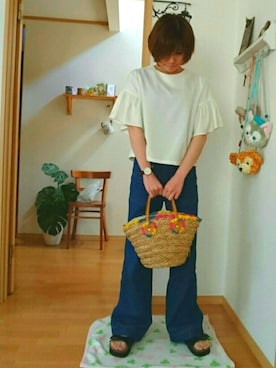 「こどもの日」｜「アイテム（サンダル）」を使った、asaさん（レディース・164cm）の春コーディネート