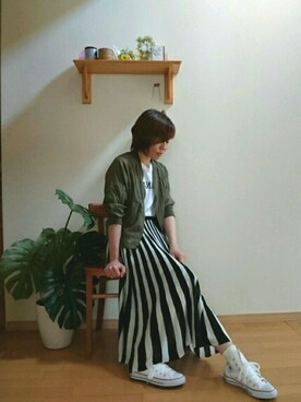「ドラフトEM」｜asaさん（レディース・164cm）の春コーディネート