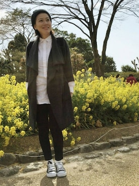「CONVERSE（コンバース）のconverse（コンバース） ALL STAR OX（オールスターOX）（スニーカー）」を使った、mizuさん（レディース・161cm）の春コーディネート