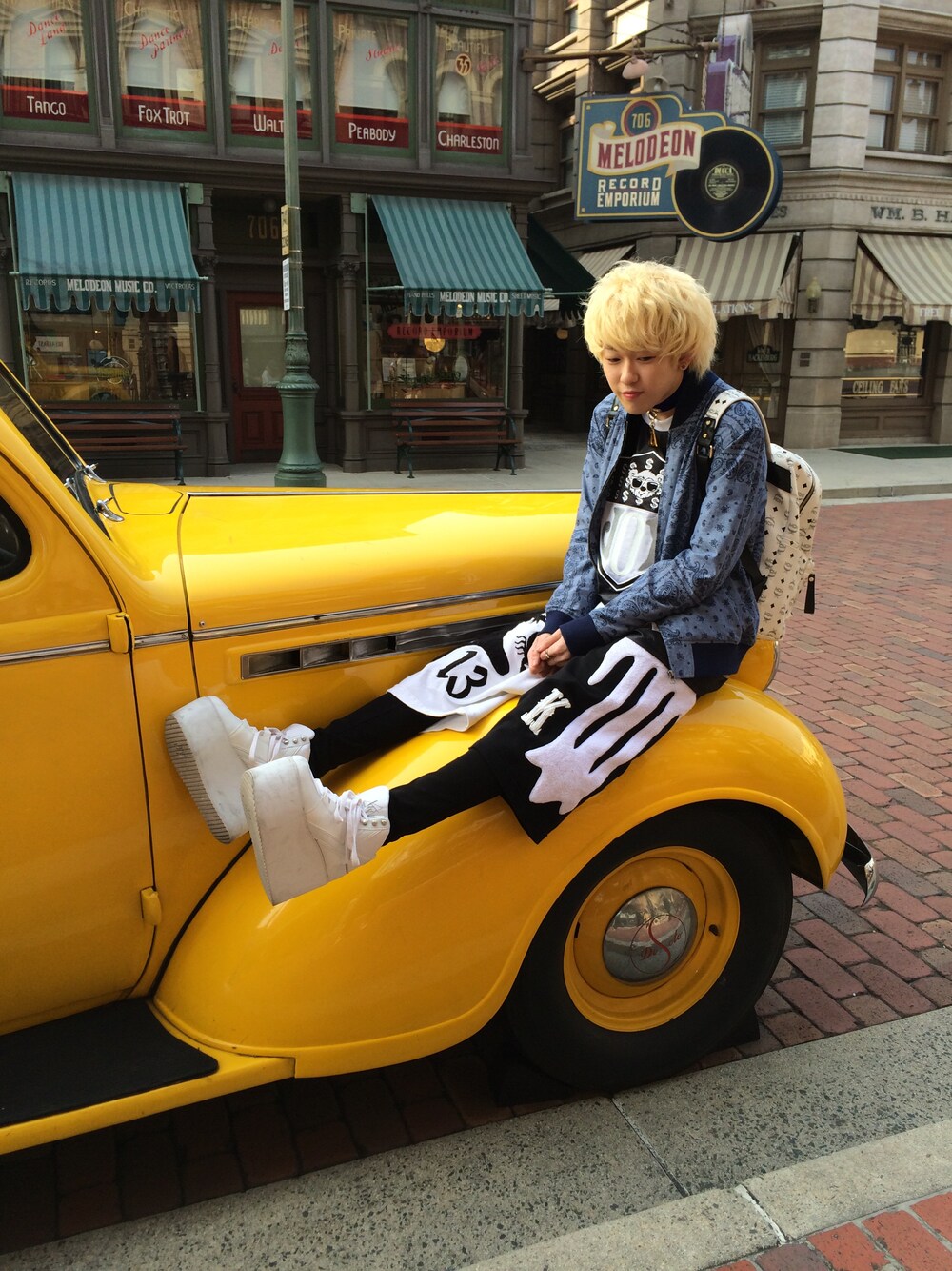 「WEGO、ktz、JOY RICH 、yru」｜「KTZのアイテム（その他パンツ、その他）」を使った、Daisukeさん（メンズ・173cm）の春コーディネートの1枚目の写真