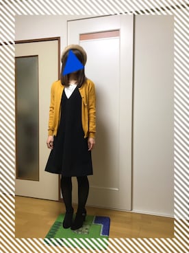 「アイテム（ハンチング/ベレー帽）」を使った、たけむさん（レディース・151cm）の秋コーディネート