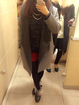 ちーちゃん、✤*.°さん（レディース・163cm）の冬コーディネート