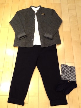 「雨」｜ゆみこさん（レディース・155cm）の冬コーディネート