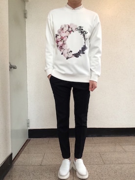 「スウェット×シャツ」｜sooさん（メンズ・177cm・20代）の秋コーディネート